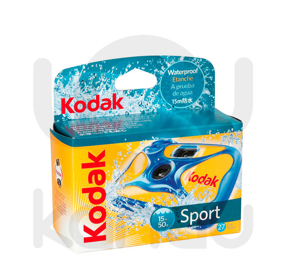 Kodak Flash 35 mm de cámara desechable de uso único (ISO-800)-27  exposiciones